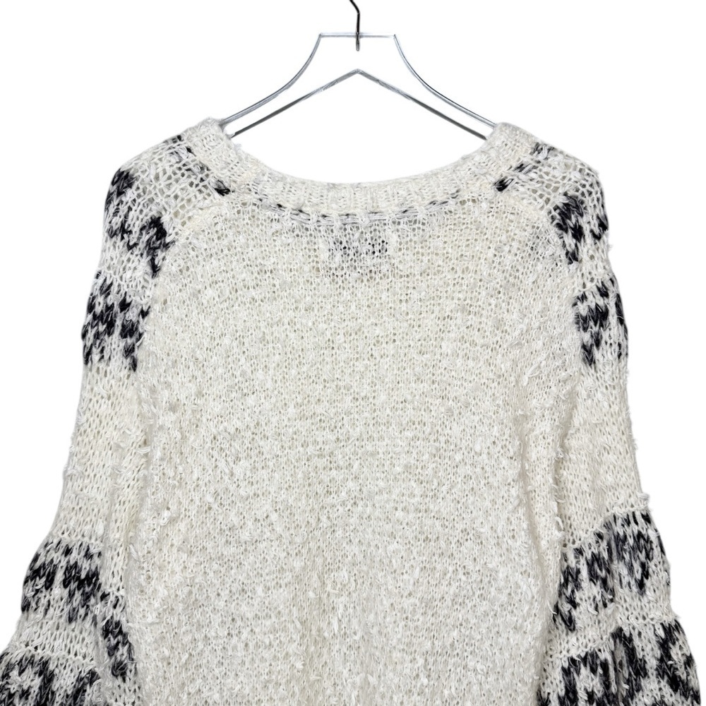 Anthropologie Pilcro Alpaca Blend Women’s Oversized Ivory Sweater Sz Small - Picture 12 of 16
